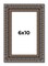 Photo Size Ornate Black Picture Frame - UV Acrylic, Foam Board Backing, Hanging Hardware